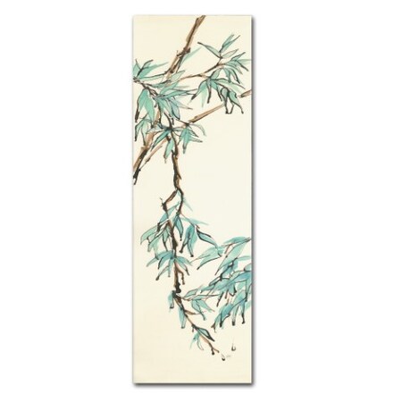 Chris Paschke 'Summer Bamboo II' Canvas Art,10x32